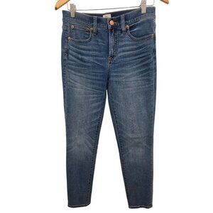 J. Crew Denim Womens High-Rise Skinny Jeans Size 27 Fair Trade Certified Mid-Was